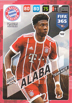 David Alaba Bayern Munchen 2018 FIFA 365 #162